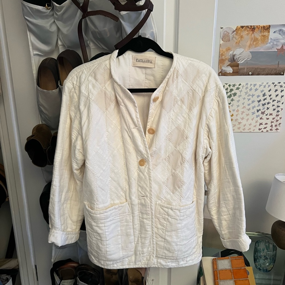 Kasmaria quilted jacket, handmade